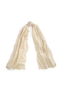 Polo Ralph Lauren Szal 454972572002 Beżowy. Kolor: beżowy. Materiał: bawełna, materiał