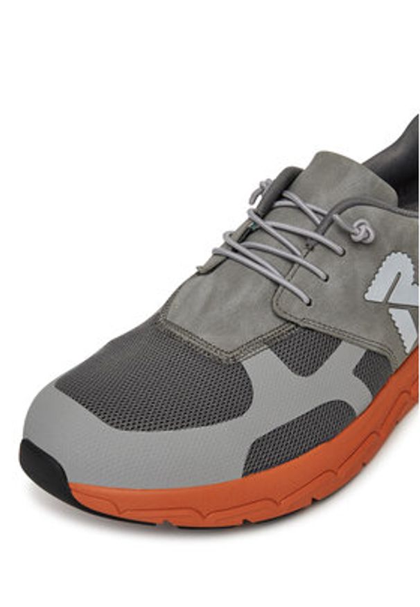 Rieker Sneakersy 09100-45 Szary. Kolor: szary. Materiał: materiał, syntetyk