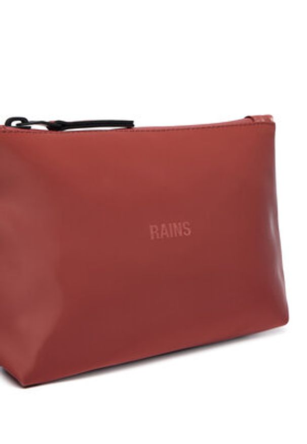 Rains Kosmetyczka Cosmetic Bag 15600 Koralowy. Kolor: pomarańczowy. Materiał: materiał