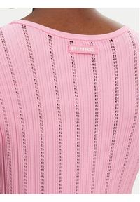 Pinko - PINKO Sukienka dzianinowa 104745 A2FR QM1 Różowy Regular Fit. Kolor: różowy. Materiał: syntetyk #3