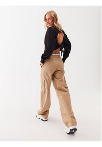 Calvin Klein Jeans Bluza J20J220705 Czarny Cropped Fit. Kolor: czarny. Materiał: bawełna #8