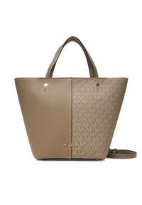 MICHAEL Michael Kors Torebka Flora 30T5GFFT2B Beżowy. Kolor: beżowy. Materiał: skórzane