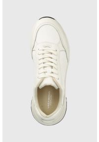 vagabond - Vagabond sneakersy JANESSA kolor biały. Nosek buta: okrągły. Zapięcie: sznurówki. Kolor: biały. Materiał: skóra, guma. Obcas: na platformie #5
