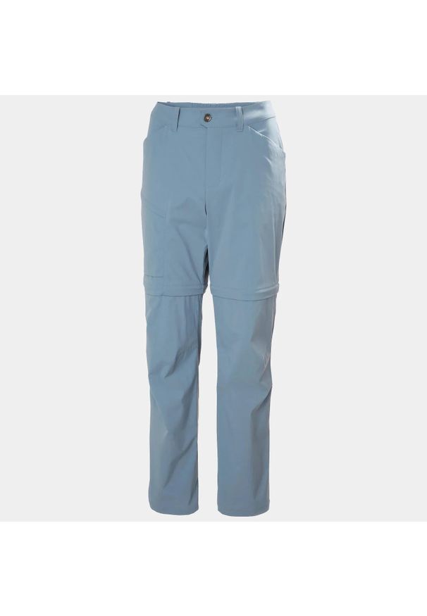 Damskie spodnie wodoodporne Helly Hansen Elv Light. Kolor: niebieski. Sezon: lato. Sport: turystyka piesza