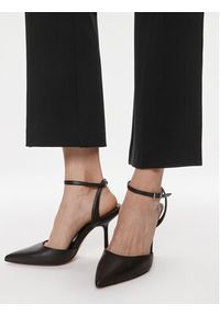 Max Mara Leisure Spodnie materiałowe Glasgow 2416781017 Czarny Regular Fit. Kolor: czarny. Materiał: wiskoza