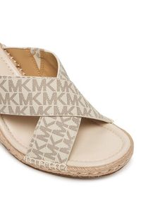 MICHAEL Michael Kors Espadryle Kenzie 40R6KZMS1B Kremowy. Kolor: kremowy. Materiał: skóra #5