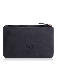 Zestaw skórzany PAOLO PERUZZI ZUP-36-BL portfel i etui czarny. Kolor: czarny. Materiał: skóra #1
