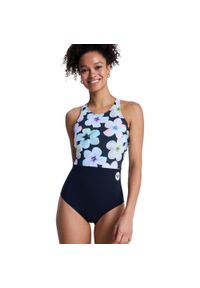 Roxy - Jednoczęściowy strój kąpielowy damski ROXY ACTIVE. Kolor: czarny. Materiał: tkanina, poliamid, elastan #1