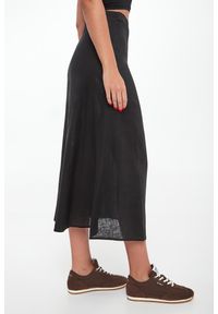 Ecoalf - Spódnica lniana midi Beth ECOALF. Materiał: len #4