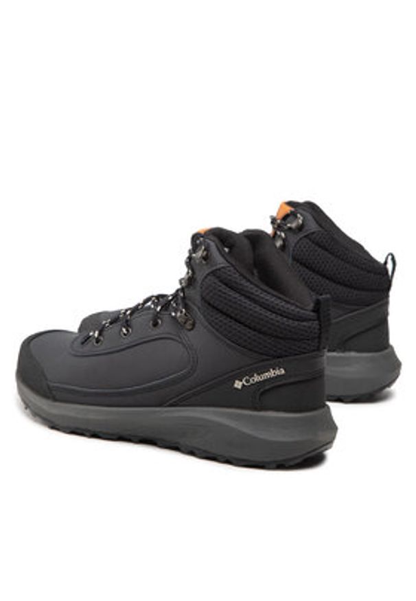 columbia - Columbia Trekkingi Trailstorm Peak Mid BM5578 Czarny. Kolor: czarny. Materiał: skóra. Sport: turystyka piesza