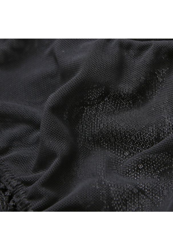 Intica - Body koronkowe z falbankami na specjalne okazje Ascenza. Kolor: czarny. Materiał: koronka. Wzór: koronka