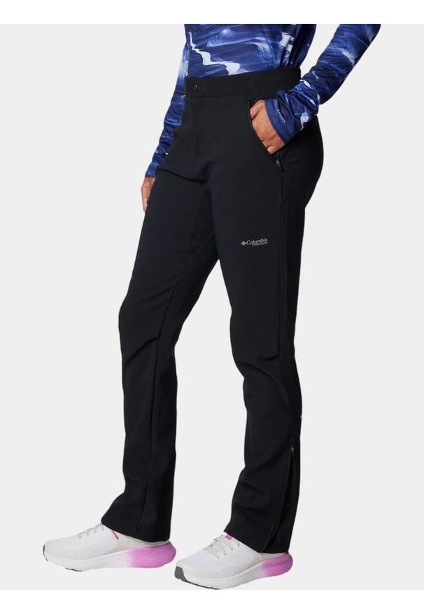 columbia - Spodnie Turystyczne Damskie Columbia Vast Canyon Omni-Heat Infinity. Kolor: czarny. Materiał: softshell, materiał. Technologia: Omni-Heat (Columbia)