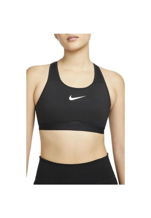 Biustonosz stanik sportowy Nike Femme. Kolor: czarny. Sport: fitness