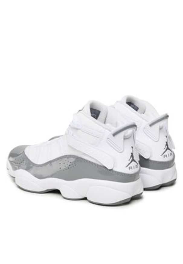 Nike Sneakersy Jordan 6 Rings 322992 121 Biały. Kolor: biały. Materiał: skóra