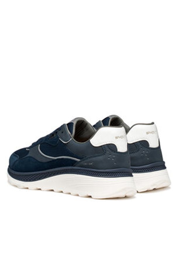 Geox Sneakersy U Spherica Actif X1 U65HUA 000U4 C4002 Granatowy. Kolor: niebieski. Materiał: materiał