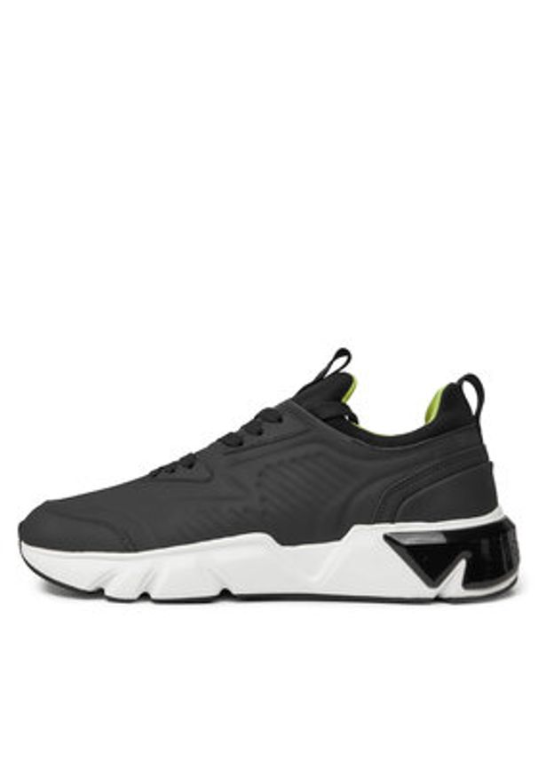 Calvin Klein Sneakersy Low Top Lace Up Lth HM0HM00317 Czarny. Kolor: czarny. Materiał: skóra