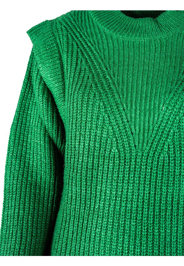 Silvian Heach Sweter | PGA22137LU | Kobieta | Zielony. Kolor: zielony. Materiał: nylon, bawełna, akryl. Wzór: aplikacja, ze splotem
