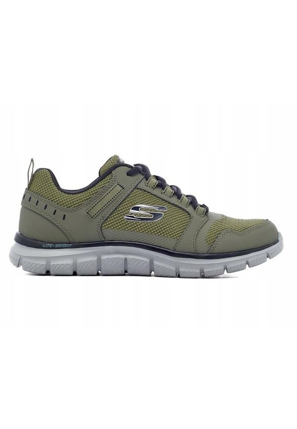 skechers - Buty na co dzień męskie SKECHERS TRACK KNOCKHILL. Okazja: na co dzień. Kolor: zielony