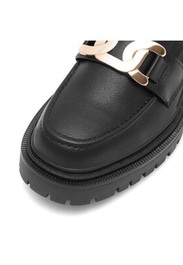 Jenny - JENNY Loafersy WS5618-11 Czarny. Kolor: czarny. Materiał: skóra