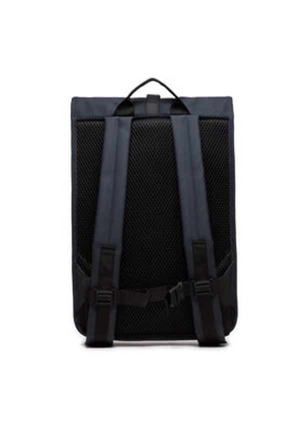 Rains Plecak Rolltop Rucksack W3 13320 Granatowy. Kolor: niebieski. Materiał: materiał