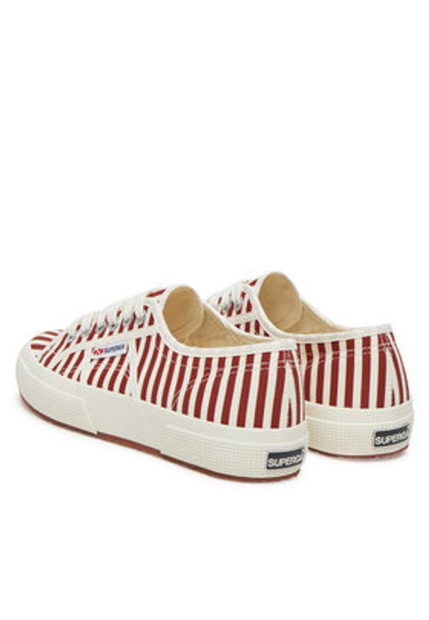 Superga Tenisówki S8148TW Czerwony. Kolor: czerwony. Materiał: materiał