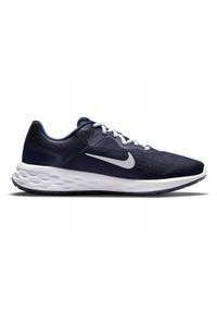 Nike - Buty do biegania na co dzień męskie NIKE REVOLUTION 6 dla aktywnych. Okazja: na co dzień. Kolor: biały, wielokolorowy, niebieski. Model: Nike Revolution