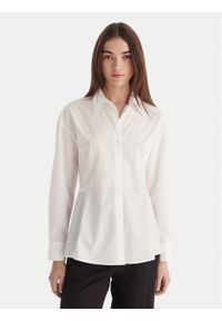 Hugo - HUGO Koszula Etnaa 50548428 Biały Regular Fit. Kolor: biały. Materiał: bawełna #1