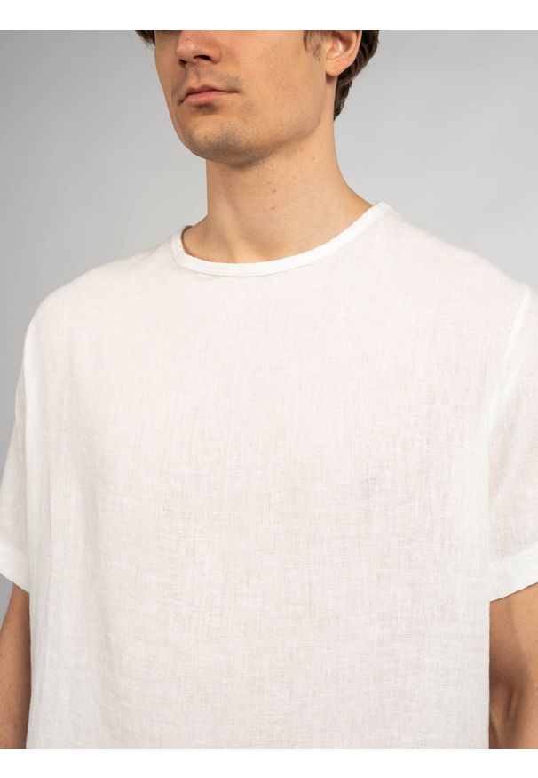 Xagon Man T-shirt | P2208 2V 566B0 | Mężczyzna | Biały. Kolor: biały. Materiał: len, bawełna