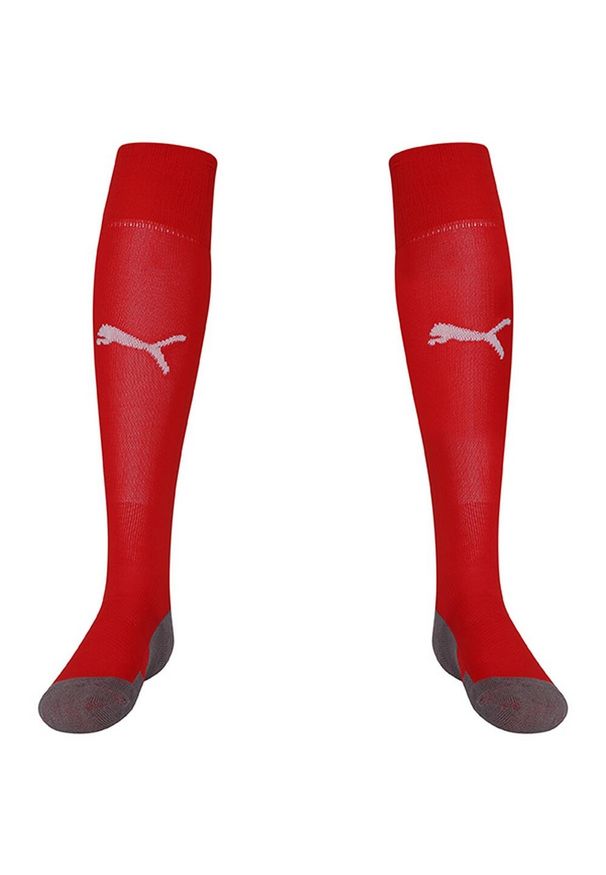 Puma - Skarpety Piłkarskie Liga Core Dla Dzieci. Kolor: czerwony. Sport: piłka nożna