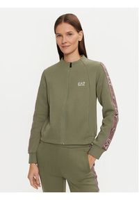 EA7 Emporio Armani Dres 6DTV51 TJUXZ 1898 Zielony Regular Fit. Kolor: zielony. Materiał: syntetyk, bawełna #5