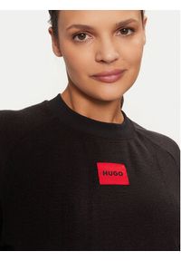 Hugo Sweter Snoozie 50523414 Czarny Regular Fit. Kolor: czarny. Materiał: syntetyk #3