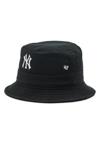 47 Brand Kapelusz Bucket New York Yankees B-BKT17GWF-BKF Czarny. Kolor: czarny. Materiał: materiał, bawełna #1