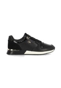 MEXX - Mexx sneakersy skórzane Fleur kolor czarny MXK047102W. Nosek buta: okrągły. Zapięcie: sznurówki. Kolor: czarny. Materiał: skóra #1
