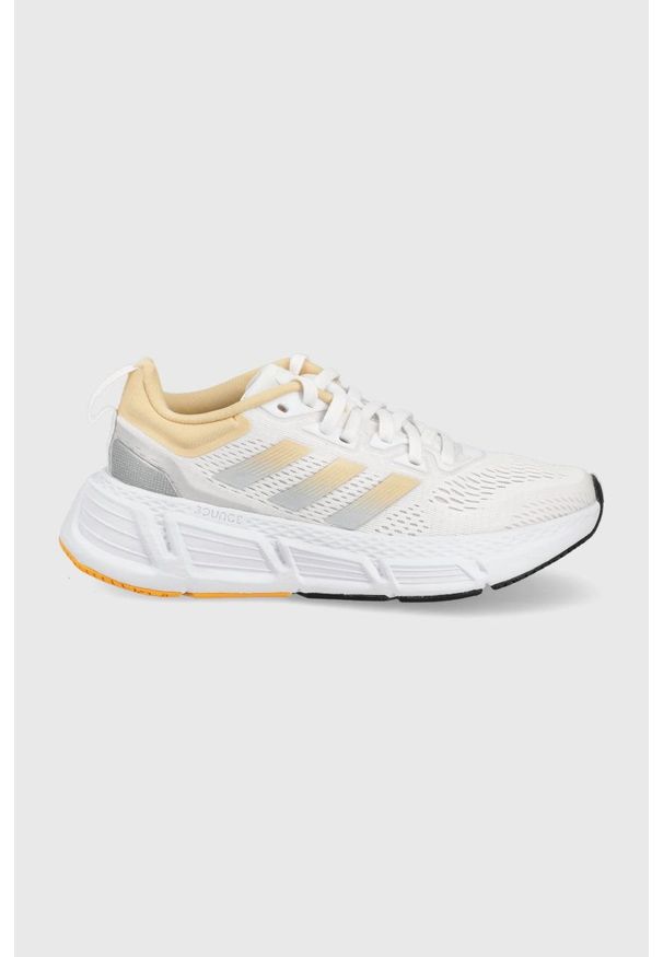 Adidas - adidas buty do biegania Questar kolor biały. Zapięcie: sznurówki. Kolor: biały. Materiał: materiał, guma. Szerokość cholewki: normalna