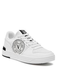 Versace Jeans Couture Sneakersy 76YA3SJ1 Biały. Kolor: biały