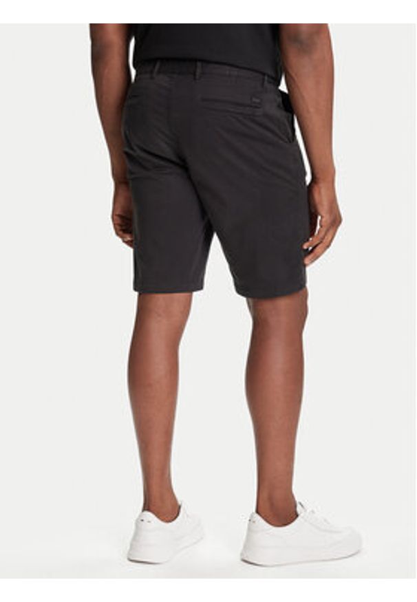 BOSS Szorty materiałowe 50536723 Czarny Slim Fit. Kolor: czarny. Materiał: bawełna