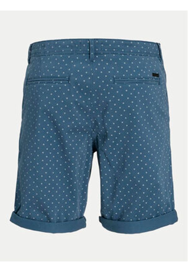 Jack & Jones Szorty materiałowe Bowie 12230336 Niebieski Regular Fit. Kolor: niebieski. Materiał: bawełna