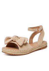 DeeZee Espadryle LE601-107 Beżowy. Kolor: beżowy. Materiał: materiał #4