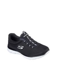 skechers - Buty na co dzień damskie SKECHERS SUMMITS wsuwane. Okazja: na co dzień. Zapięcie: bez zapięcia. Kolor: czarny