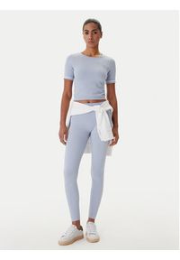 Guess T-Shirt V6RP02 Z4692 Błękitny Slim Fit. Kolor: niebieski. Materiał: syntetyk #2