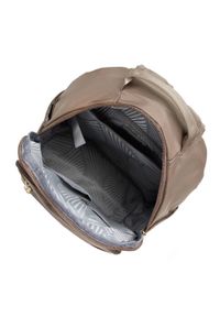 Wittchen - Damski plecak nylonowy z kieszeniami bocznymi. Kolor: beżowy. Materiał: nylon. Styl: elegancki #5
