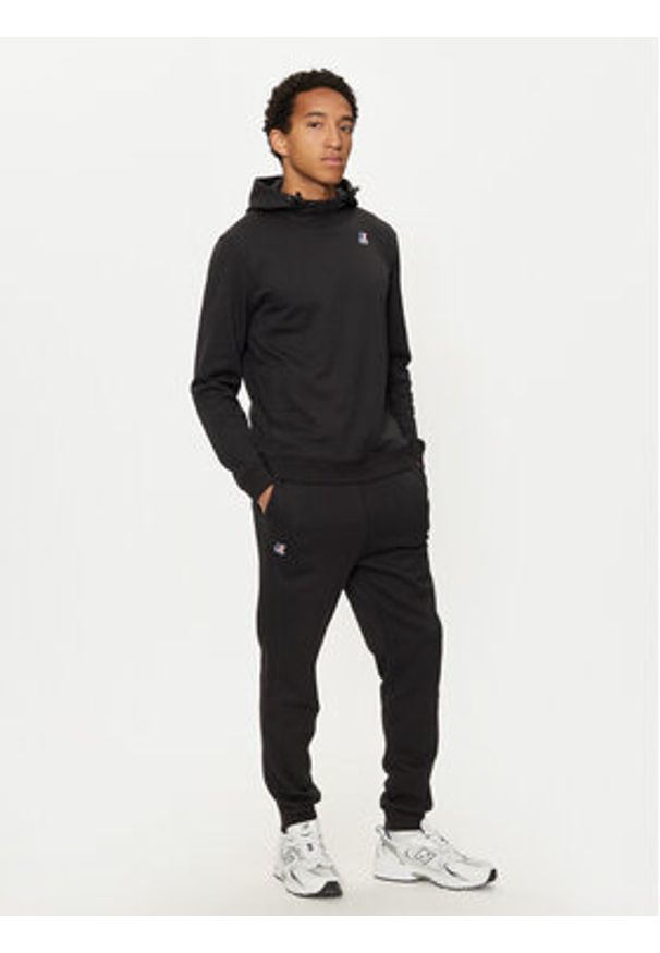 K-Way Spodnie dresowe Le Vrai Creuse K11516W Czarny Slim Fit. Kolor: czarny. Materiał: bawełna, syntetyk