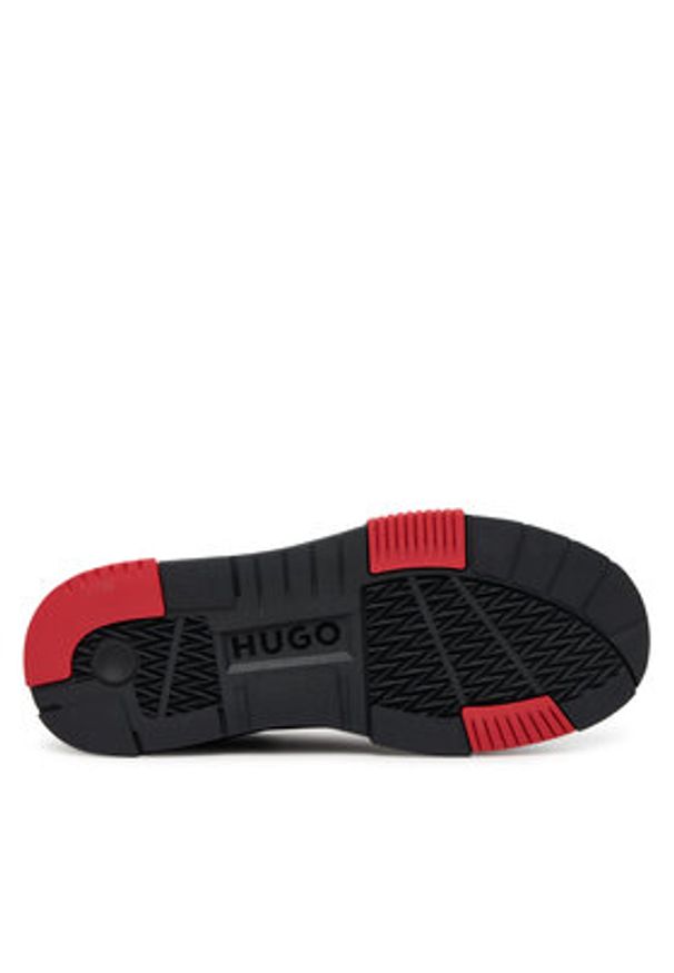 Hugo - HUGO Sneakersy Yarrow 50555773 Czarny. Kolor: czarny. Materiał: skóra