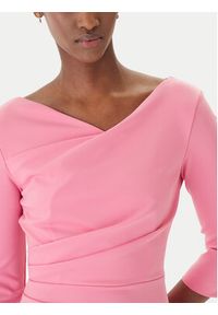 Rinascimento Sukienka koktajlowa CFC0127699003 Różowy Slim Fit. Kolor: różowy. Materiał: syntetyk. Styl: wizytowy #4