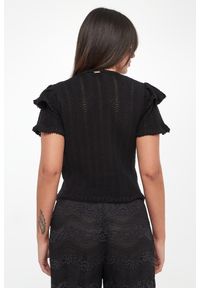 Twinset Milano - Bluzka damska koronkowa TWINSET. Materiał: koronka #4