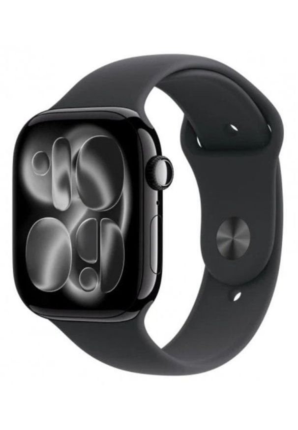 APPLE - Apple Watch Series 11 GPS 42mm Jet Black Aluminium Case with Black Sport Band - S/M. Styl: sportowy