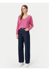 only - ONLY Sweter Rica 15224360 Różowy Regular Fit. Kolor: różowy. Materiał: syntetyk #3