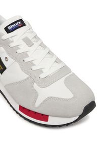 Blauer Sneakersy S6QUEENS01/MES Biały. Kolor: biały. Materiał: skóra, zamsz #3