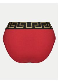 VERSACE - Versace Figi klasyczne z wysokim stanem AUD01050 1A10011 Czerwony. Stan: podwyższony. Kolor: czerwony. Materiał: bawełna #4