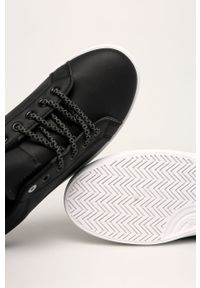 ANSWEAR - Answear - Buty. Nosek buta: okrągły. Zapięcie: sznurówki. Kolor: czarny. Materiał: syntetyk, materiał, skóra ekologiczna, guma. Szerokość cholewki: normalna. Obcas: na obcasie. Wysokość obcasa: średni #2